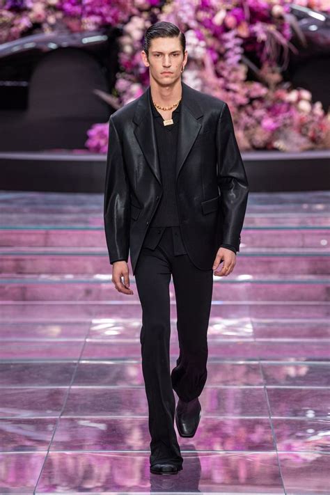 versace male runway models|versace runway dresses.